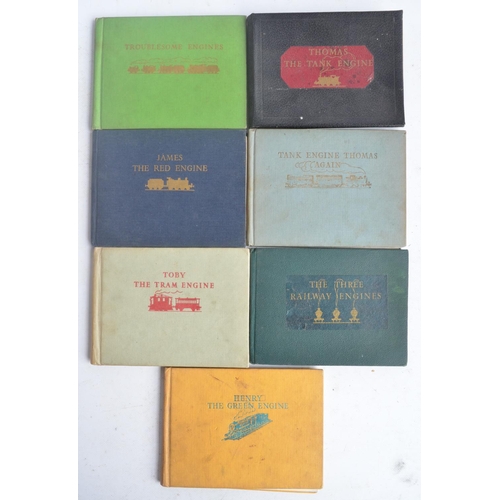 149A - Collection of vintage railway themed books to include 7 Thomas The Tank engine series books, Every B... 