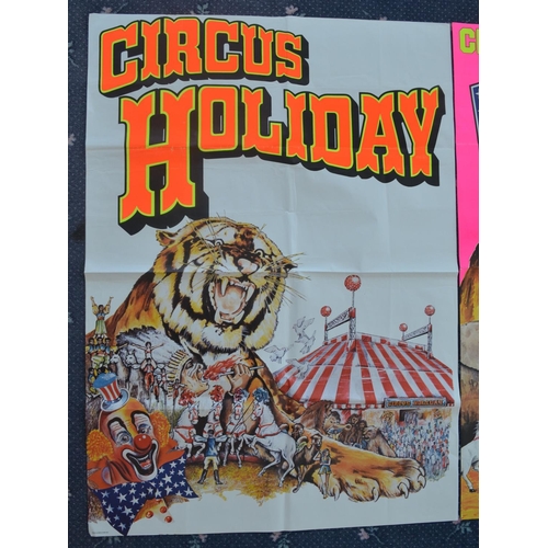 24 - Two large Circus Hoffmann advertising posters, both 97x139cm