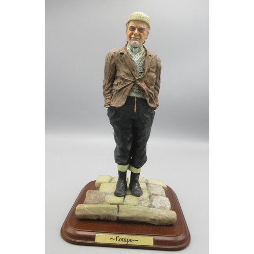 204 - Danbury Mint Last Of The Summer Wine figure - 'Compo', H23.5cm