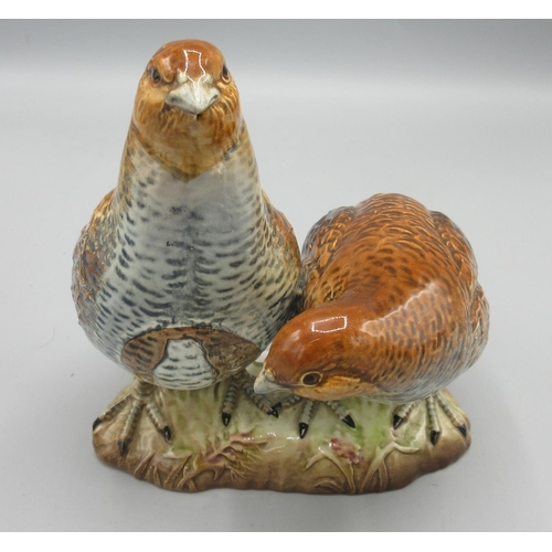 261 - Beswick pair of partridges, model no. 2064, H15cm