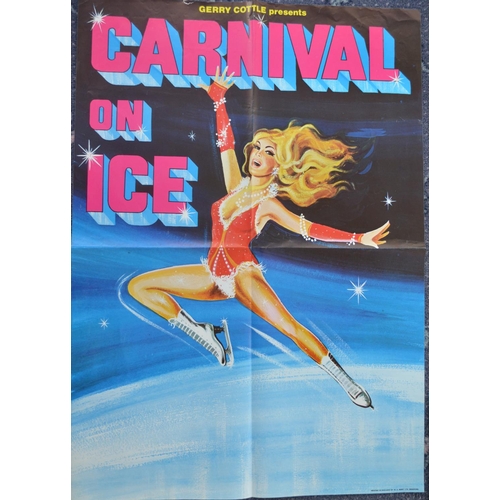 37 - Five Gerry Cottle's Circus advertising posters to include a large example (153x103.5cm), Carnival On... 