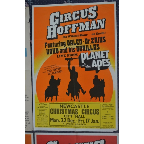 46 - Four W.E.Berry Circus Hoffman event advertising posters, all 76x50.5cm