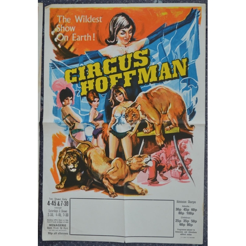 47 - Six Circus Hoffman event advertising posters (including 5 W.E.Berry), 4 with named venues, larger ex... 