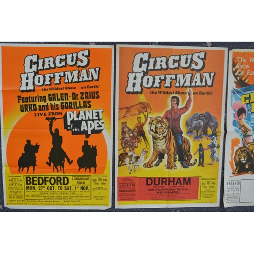 47 - Six Circus Hoffman event advertising posters (including 5 W.E.Berry), 4 with named venues, larger ex... 