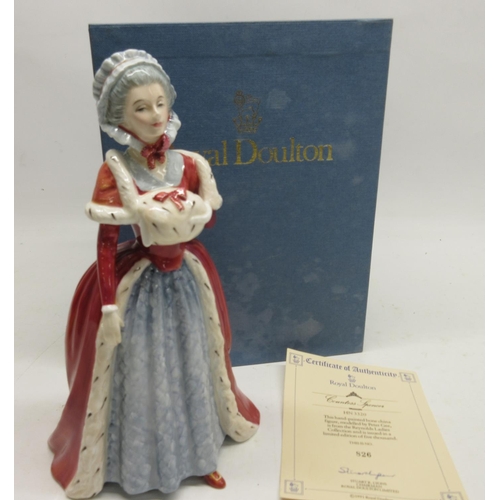 1000 - Royal Doulton figure, Countess Spencer HN3320, limited edition of 5000, from the Reynolds Ladies Col... 