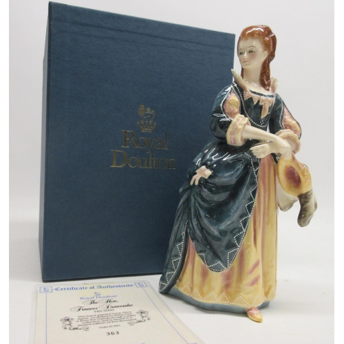 1001 - Royal Doulton figure, The Hon. Frances Duncombe HN3009, limited edition of 5000, from the Gainsborou... 