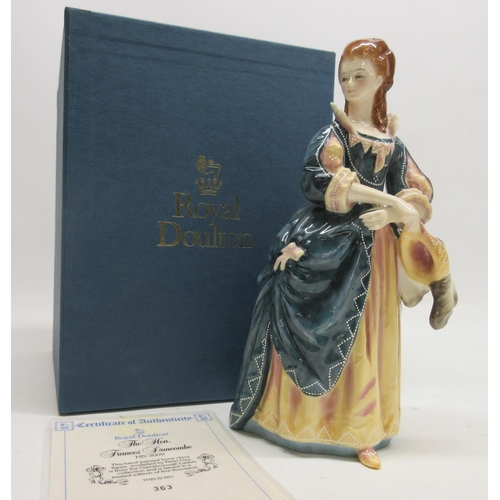 1001 - Royal Doulton figure, The Hon. Frances Duncombe HN3009, limited edition of 5000, from the Gainsborou... 