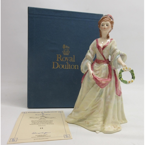 1002 - Royal Doulton figure, Countess of Harrington HN3317, limited edition of 5000, from the Reynolds Ladi... 