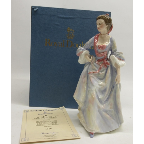 1003 - Royal Doulton figure, Mrs Hugh Bonfoy HN3319, limited edition of 5000, from the Reynolds Ladies Coll... 