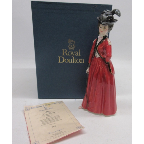 1006 - Royal Doulton figure, Lady Worsley HN3318, limited edition of 5000, from the Reynolds Ladies Collect... 