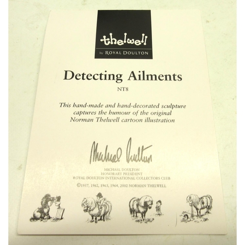 1014 - Thelwell by Royal Doulton figure, Detecting Ailments NT8, limited edition of one thousand, with box ... 