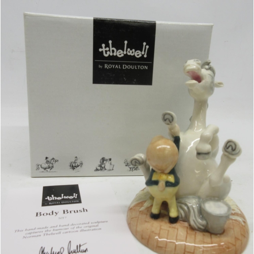 1017 - Thelwell by Royal Doulton figure, Body Brush NT7, limited edition of one thousand, with box and cert... 