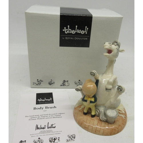 1017 - Thelwell by Royal Doulton figure, Body Brush NT7, limited edition of one thousand, with box and cert... 