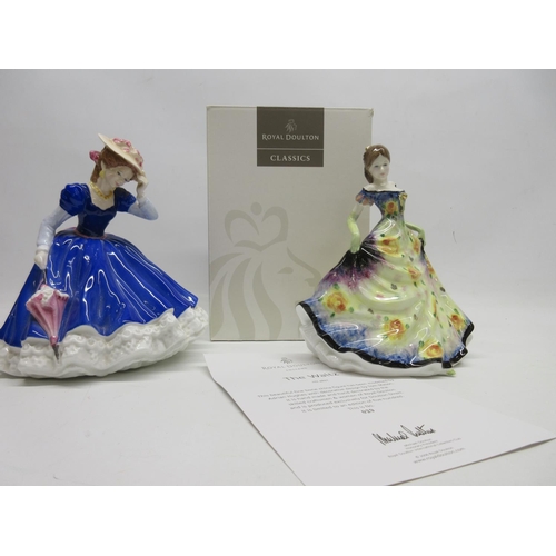 1025 - Royal Doulton Figures, The Waltz HN4897, limited edition of five hundred, H20.5cm, with box and cert... 