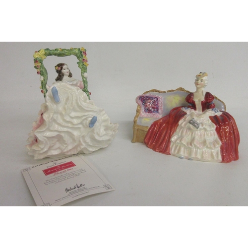 1026 - Royal Doulton Figures, Blossomtime HN4045, The Annabelle Doulton Collection, with certificate, H19cm... 