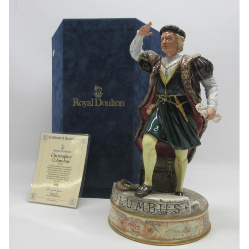 1029 - Royal Doulton figure, Christopher Columbus HN3392, limited edition of one thousand four hundred and ... 