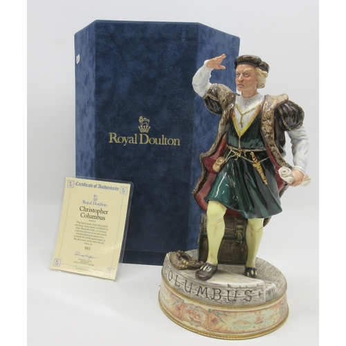 1029 - Royal Doulton figure, Christopher Columbus HN3392, limited edition of one thousand four hundred and ... 