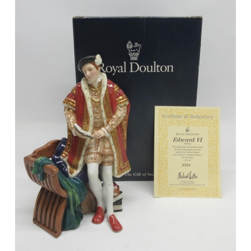 1031 - Royal Doulton figure, Edward VI HN4263, with box and certificate, H22cm