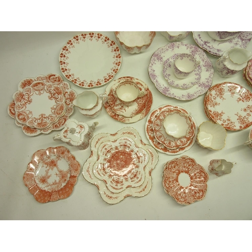 279 - Collection of late 19th and early 20th century Wileman Foley China, decorative teaware of various sh... 