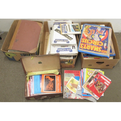 122 - Large collection of scrap books cont. Newspaper cuttings, advertisements, photos, etc. concerning va... 