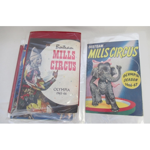 125 - Folder cont. Bertram Mills Circus programmes covering various dates from the late 1920s to 1960s