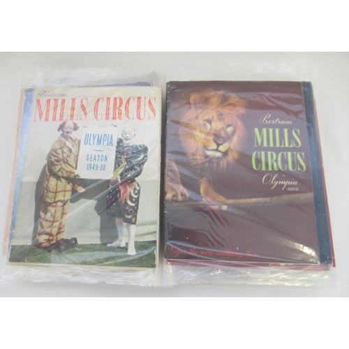 125 - Folder cont. Bertram Mills Circus programmes covering various dates from the late 1920s to 1960s