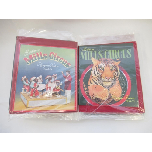 125 - Folder cont. Bertram Mills Circus programmes covering various dates from the late 1920s to 1960s