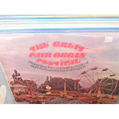 129 - Collection of vinyl LPs covering Circus, Organ, Wurlitzer and other similar music (approx.240)