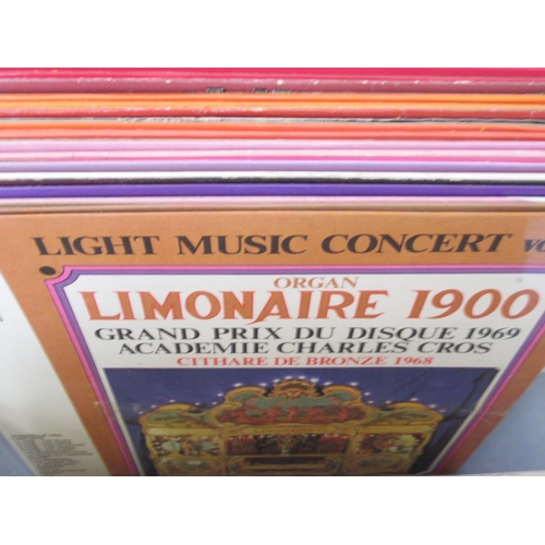 129 - Collection of vinyl LPs covering Circus, Organ, Wurlitzer and other similar music (approx.240)