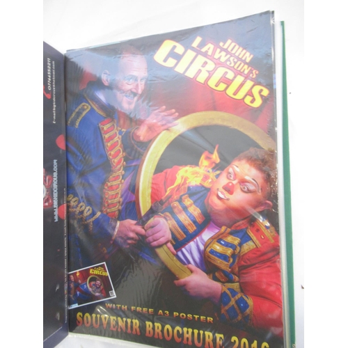 132 - Seven folders cont. assorted Circus programmes from Zippos, Jimmy Chipperfields Circus World, Billy ... 