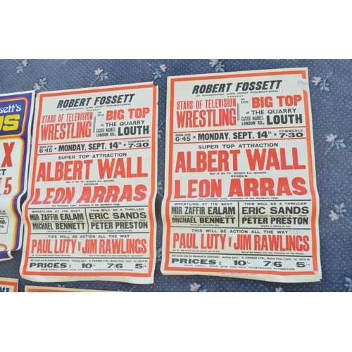 83 - Eight circus event advertising posters for Sir Robert Fossett's Circus (1960s-70's, 4x W.E.Berry), v... 