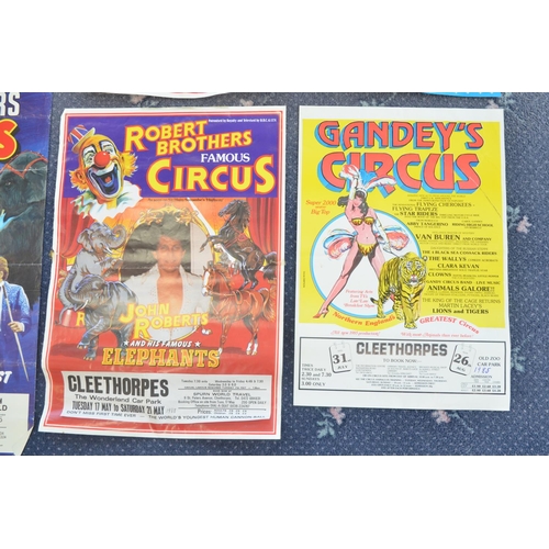 90 - Collection of circus event advertising posters, various circuses and locations to include Gandey's C... 