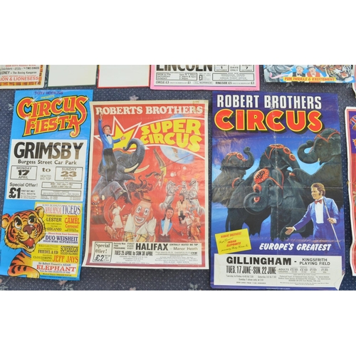 90 - Collection of circus event advertising posters, various circuses and locations to include Gandey's C... 