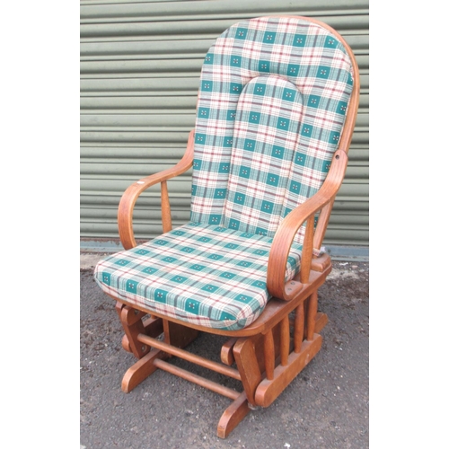 1235 - Modern rocking chair, H92cm