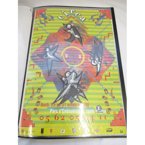 141 - Album of 42 retro circus posters of various styles and eras, including Circo Osorio, Cirque Rancy, T... 