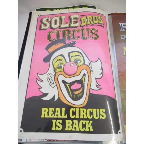 142 - Album of 41 retro mainly German circus posters of various styles and eras, including Krone, Carl Bus... 