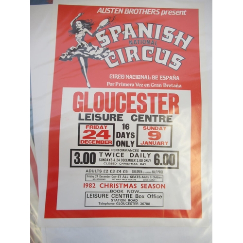 152 - Album of 41 circus-related posters from across the UK, featuring The Roberts Brothers Circus, The Bo... 