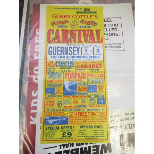 154 - Album of mainly Gerry Cottle circus-related posters, including Gerry Cottle's Circus in Scarborough,... 