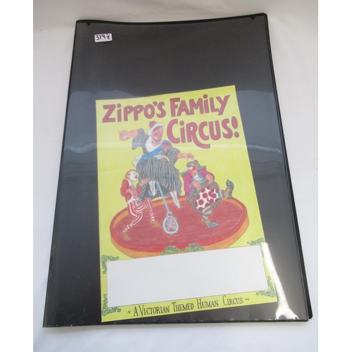 155 - Two albums of retro circus posters, including the Moscow State Circus performing across the UK, The ... 