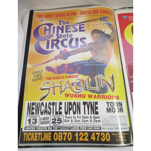 155 - Two albums of retro circus posters, including the Moscow State Circus performing across the UK, The ... 