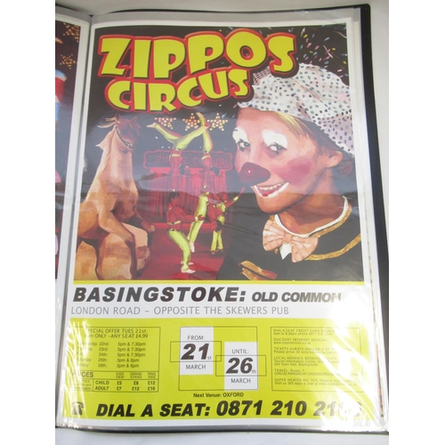 155 - Two albums of retro circus posters, including the Moscow State Circus performing across the UK, The ... 