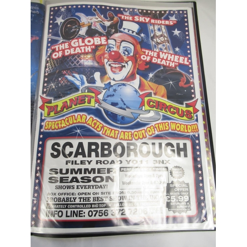 159 - Four albums of retro funfair and steam fair posters from across the UK, including Carter's Steam Fai... 