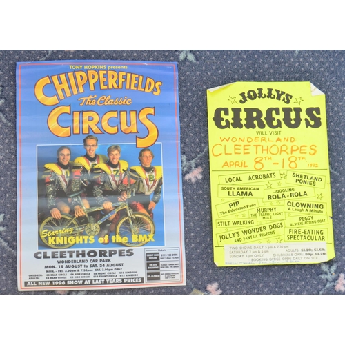 103 - Collection of mostly modern circus advertising posters to include Gandey's, Chipperfield's, Austen B... 