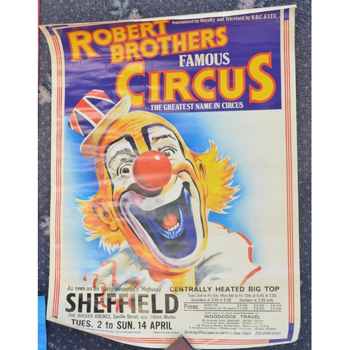 105 - Collection of modern circus advertising posters, all with venues to include Circus Hoffman (Sheffiel... 