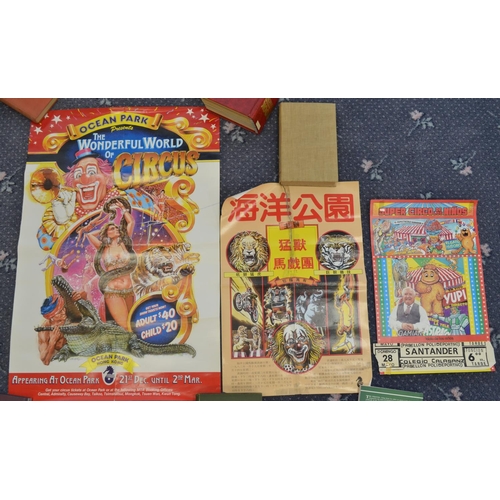 108 - Collection of international themed circus and entertainment posters, qty