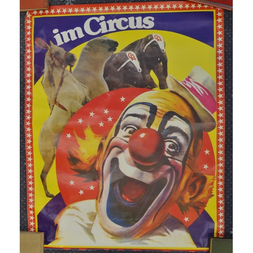 108 - Collection of international themed circus and entertainment posters, qty