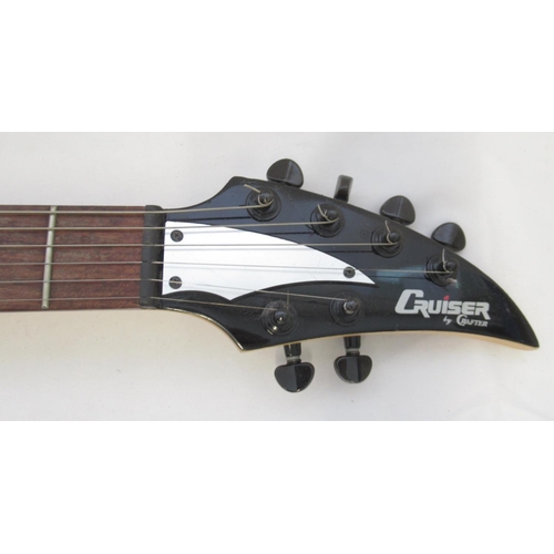 729 - Dean Washburn 800S electric guitar (1 string snapped) serial no. S2012016, & a Cruiser by Grafter el... 