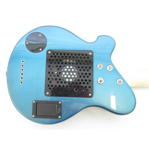 730 - Pignose electric amplifier guitar, with Pignose branded carry bag