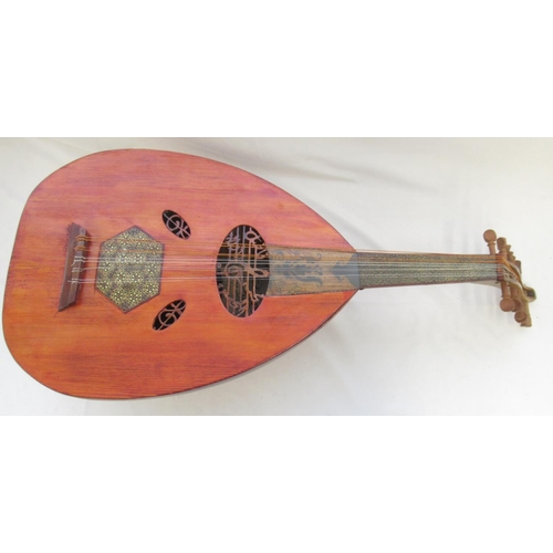 731 - Eight string bowl back mandolin, Ibanez Model No. 325 6 string guitar, another 6 string instrument a... 