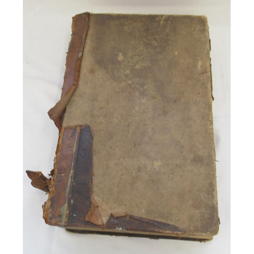 1253 - Rev. George Campbells The Holy Bible, Printed and Published by Mackenzie & Dent 1813, leather bound,... 